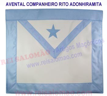 Avental de Companheiro Rito Adonhiramita