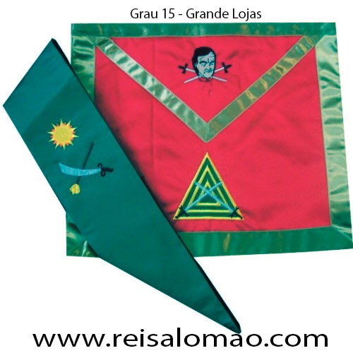 Paramento do Grau 15 REAA - GL