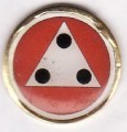 Pin Redondo com Triângulo 3 Pontos 352