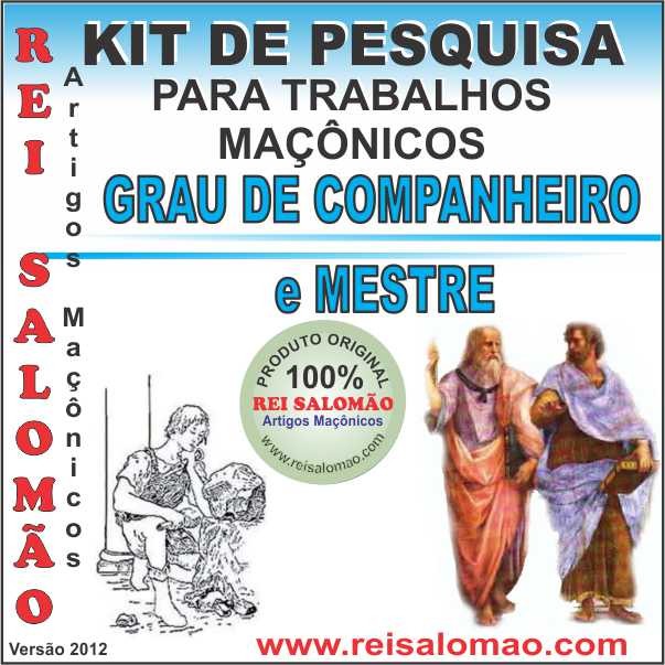 Kit Graus II e III Maçom