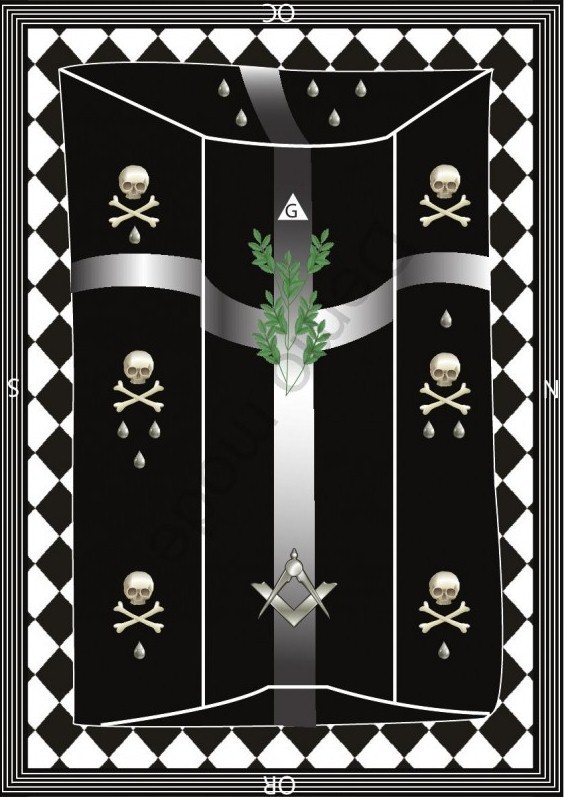 Painel Simbólico do Grau de Mestre - REAA - MOD. II