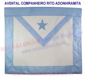 Avental de Companheiro Rito Adonhiramita