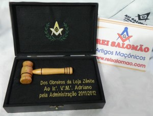 Estojo para Homenagem Maçom