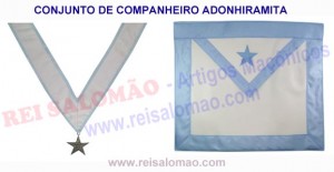 Paramento Companheiro Adonhiramita com Jóia