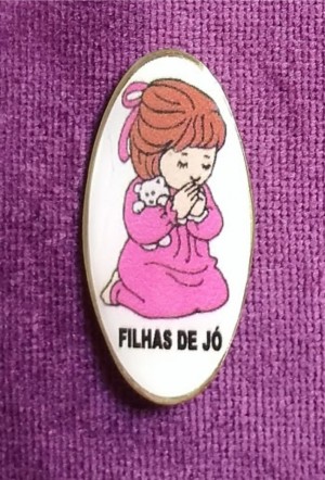 Pin Filhas de Jó Morena/Ruiva