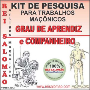 Kit Graus I e II Maçom